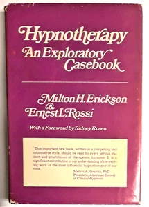 Hypnotherapy An Exploratory Casebook, Milton Erickson, Irvington, hardcover 1979 - Picture 1 of 12