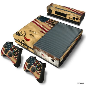 Xbox One Console Skin Decal Sticker Desert War + 2 Controller & Kinect Skin Set - Picture 1 of 3