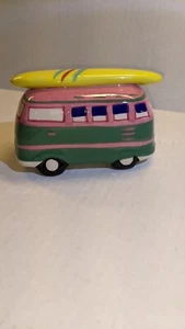 Volkswagen bus and surfboard piggy bank - Picture 1 of 5