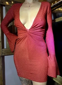 Fashionkilla Red Dress Size 6 - Picture 1 of 14