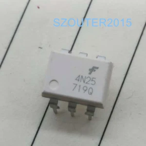 7PCS 4N25 Optocouplers 2500vac DIP-6 NEW - Picture 1 of 1