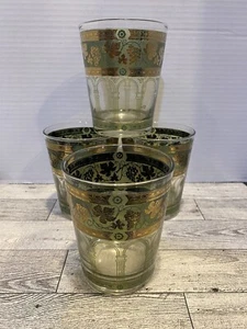 Cera 22K Gold Grape Glass Cocktail Drinking Cup Glassware Barware Set 4 - Picture 1 of 8
