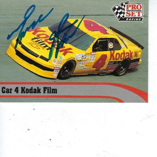ERNIE IRVAN SIGNED 1992 PRO SET RACING #108 - NASCAR - Image 1 of 1