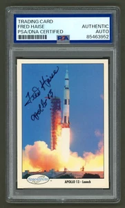 Fred Haise signierte 1991 Space Shots Karte #169 (PSA) Apollo 13 NASA Astronaut Autogramm - Bild 1 von 2