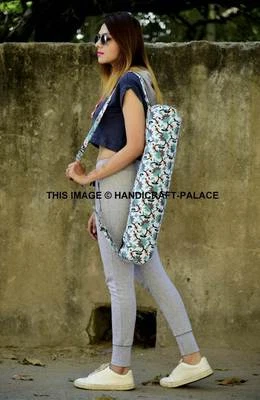 Mandala indio correr grande alfombra de yoga portador bolsa de gimnasio con correa para el hombro bolsa Foto 1 de 2