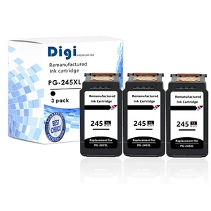 Cartucho de impresión de tinta PG-245XL de alto rendimiento 3 piezas para Canon PIXMA TS3151 TR4520 MG25 - Imagen 1 de 9