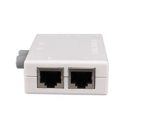 100M 2 In 1 Out/ 1 In 2 Out Dual Way 2 Ports RJ45 AB Sharing Switch Box Adapter - Afbeelding 1 van 7
