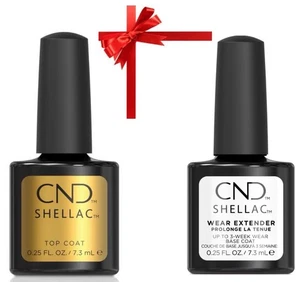 **CND Shellac Wear Extender Base & Top Coat Classic Set 2 * 7,3 ml Neu ! - Bild 1 von 1