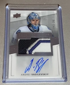 2014-15 Upper Deck Premier Andrei Vasilevskiy Rookie Patch Auto #'ed 082/299 - Picture 1 of 1
