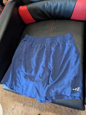 BCG Academy Sports Women's Medium Running Shorts Blue Pull On - Image 1 of 3