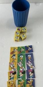 Vintage Mickey Mouse Yahtzee Replacement Parts/Pieces  Cup/Dice/Instructions - Picture 1 of 3