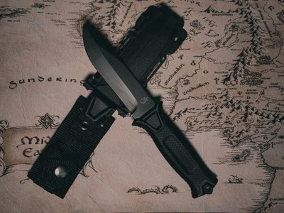 Faca tática EDC – Gerber StrongArm inspirada, aço 420J2, resistente - Imagem 1 de 4