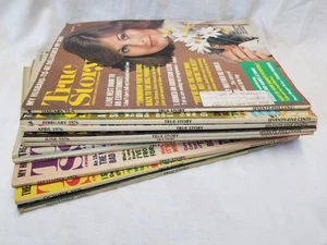 Vintage 1976 Lot 9 Issues True Story Magazine Womans Guide to Love and Marriage - Picture 1 of 10