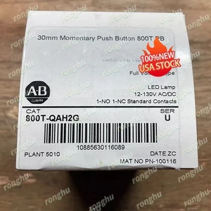 Pulsante momentaneo LED verde 800T-QAH2G Allen Bradley spedizione veloce - Foto 1 di 2