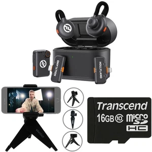 Hollyland Lark M2S Ultimate Combo Mic per iPhone/Fotocamera/Android/PC pacchetto video - Foto 1 di 11