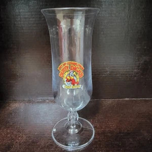 Dirty Dick's Crab House Plastic Hurricane Glass 9.5" Tall - Picture 1 of 4