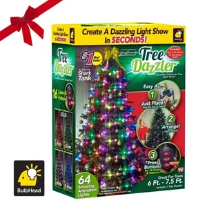 Genuine Star Shower Tree Dazzler Christmas Lights Indoor Outdoor Home Decor Xmas - Picture 1 of 8