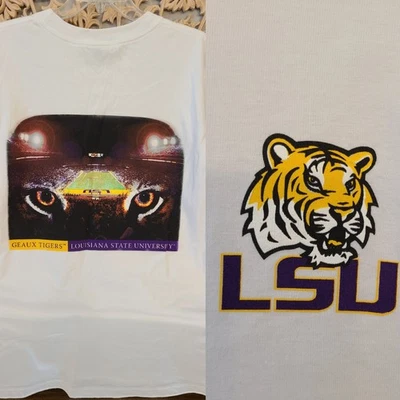 Camiseta de Fútbol Sofee LSU Tigers De Colección Finales 90 Y2k Rara Excelente Estado Grande Foto 1 de 4