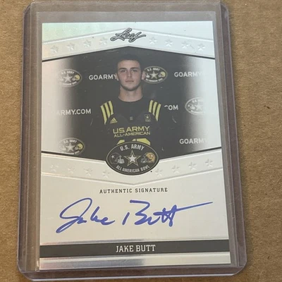 2013 Leaf Metal Draft Black JAKE BUTT Auto Pre RC US Army All American /25 - Image 1 of 2