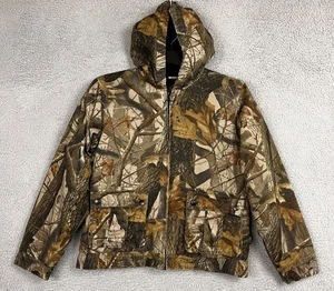 Outfitters Ridge RealTree Hardwoods Camo Hunting Jacket Hooded YOUTH XXL (18) - Picture 1 of 20