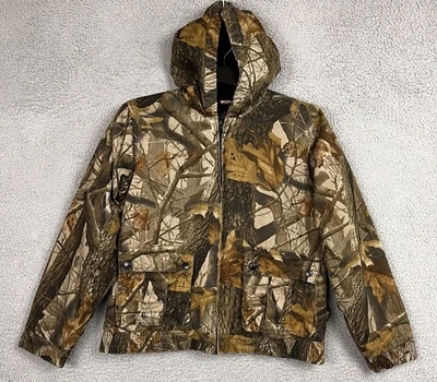 Outfitters Ridge RealTree Hardwoods Camo Hunting Jacket Hooded YOUTH XXL (18) - Image 1 of 4