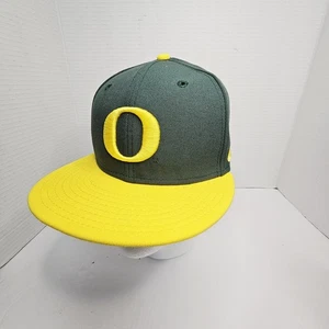 Cappello NIKE University of Oregon Ducks Nike True Dri-Fit giallo/verde aderente taglia 7 - Foto 1 di 11
