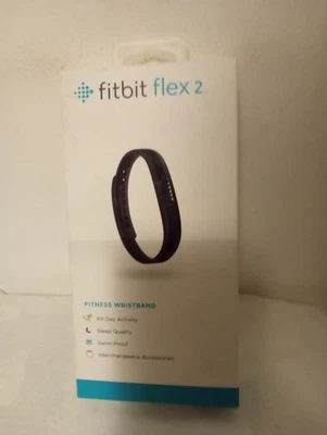 NEU Fitbit Flex 2 (FB403BK) Fitnessarmband schwarz groß & klein schwimmfest - Bild 1 von 3