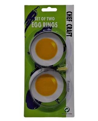 2pc Round Egg Ring Mould For Frying Egg Frying Pancake - Image 1 of 3