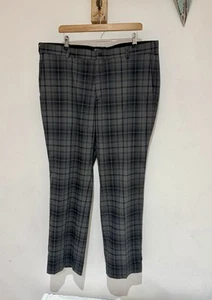 Nike Tour Dri Fit Golf Chino grau schwarz kariert Hose Trousers Taille 38 x 32 - Bild 1 von 6
