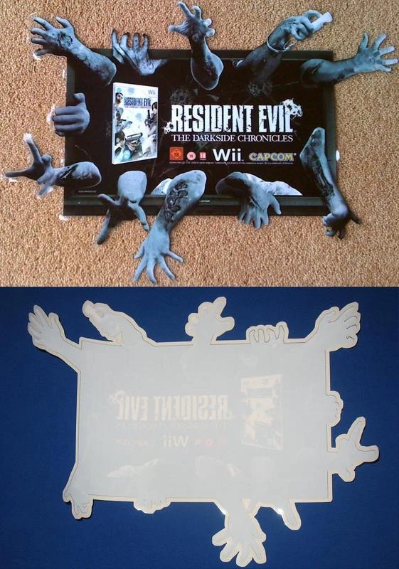 Resident evil Window Sticker / Fenster Aufkleber Rare & New - Bild 1 von 1