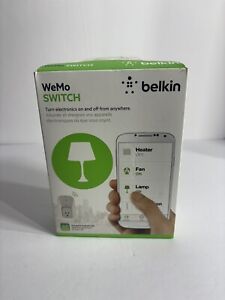 New, Sealed Belkin F7C027FC WeMo Wi-Fi Switch - White