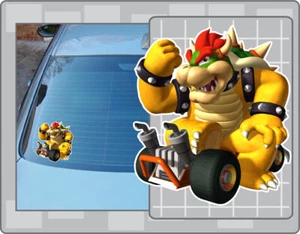 BOWSER Mario Cart from Super Mario Bros. Vinyl Decal #9 Car Truck Laptop Sticker - Picture 1 of 1