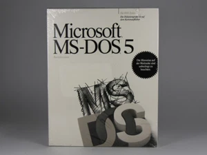 Scatola originale: Microsoft DOS 5 MS-DOS versione completa del 1991 - dischi da 5,25 - Foto 1 di 1