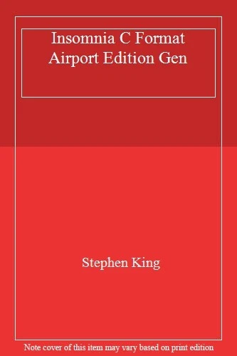 Insomnia C Format Airport Edition Gen By Stephen King - Image 1 of 1
