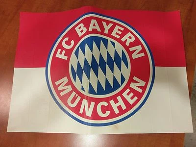 FC Bayern Munich Logo Fan Clap Carton Plegable Wembley 2013 Champions League Final Foto 1 de 2