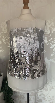 Coast Sequin Top Size 10 😍v - Image 1 of 4