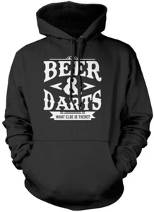 Darts & Beer What Else Is There - Lustiges Geschenk Geburtstag Unisex Hoodie - Bild 1 von 6