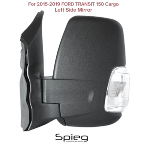 Door Side Mirror for 15-19 FORD TRANSIT 150 Cargo Heated Turn Signal Driver Side - Picture 1 of 10