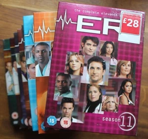 ER Seasons 2 & 4-11 DVDs Hospital Drama USA 9 Seasons 28 Discs - Picture 1 of 3