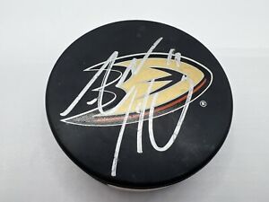 Adam Henrique Signed Autographed Puck Anaheim Ducks Fan Development NHL Hockey