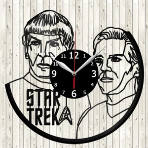 Star Trek Vinyl Record Wall Clock Decor Handmade 5858 - Picture 1 of 12