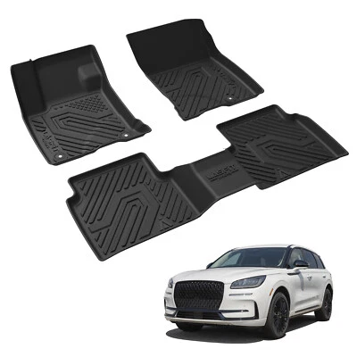 Floor Mats for Lincoln Corsair 2020-2025 Gas Custom 1st & 2nd Row Floor Liners Foto 1 de 4