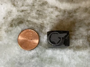 Vintage Letterpress Printing Block Man's Head w/ Feather/Hair, Indian Head? - Picture 1 of 7