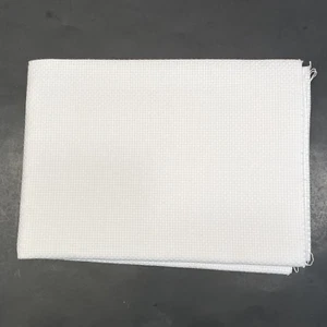 Counted Cross Stitch Fabric 11 Count White 18 by 39 Inches - Picture 1 of 3