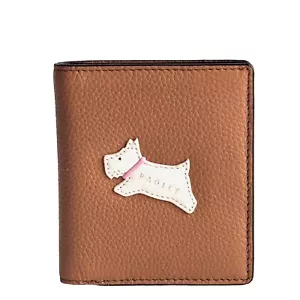 Radley Respects hellbraun Leder kleines Kartenetui Geldschein Geldbörse neu UVP 49 £ - Bild 1 von 5