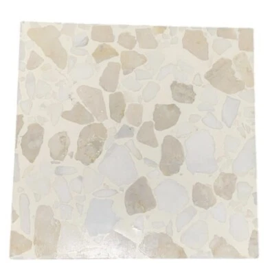 "Mini azulejo de piso Fritztile Terrazzo vintage muestra única C708 blanco invierno 3,75""" Foto 1 de 3