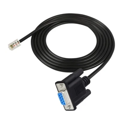 DB9 9 Pin to RJ9 4P4C Console Cable for Routers Switches Firewall 180CM RS232 - Image 1 of 4