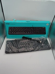 Logitech K120 Clavier Standard Filaire USB AZERTY FR Plug & Play - Windows Linux - Photo 1/11