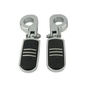 38mm 1.5" Chrome Streamliner Highway Engine Guard Bar Foot Peg Mount for Harley - Picture 1 of 7