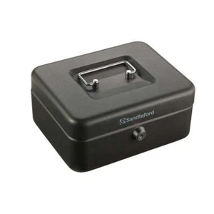 Sandleford 200mm Black Cash Box CB1 - Picture 1 of 2